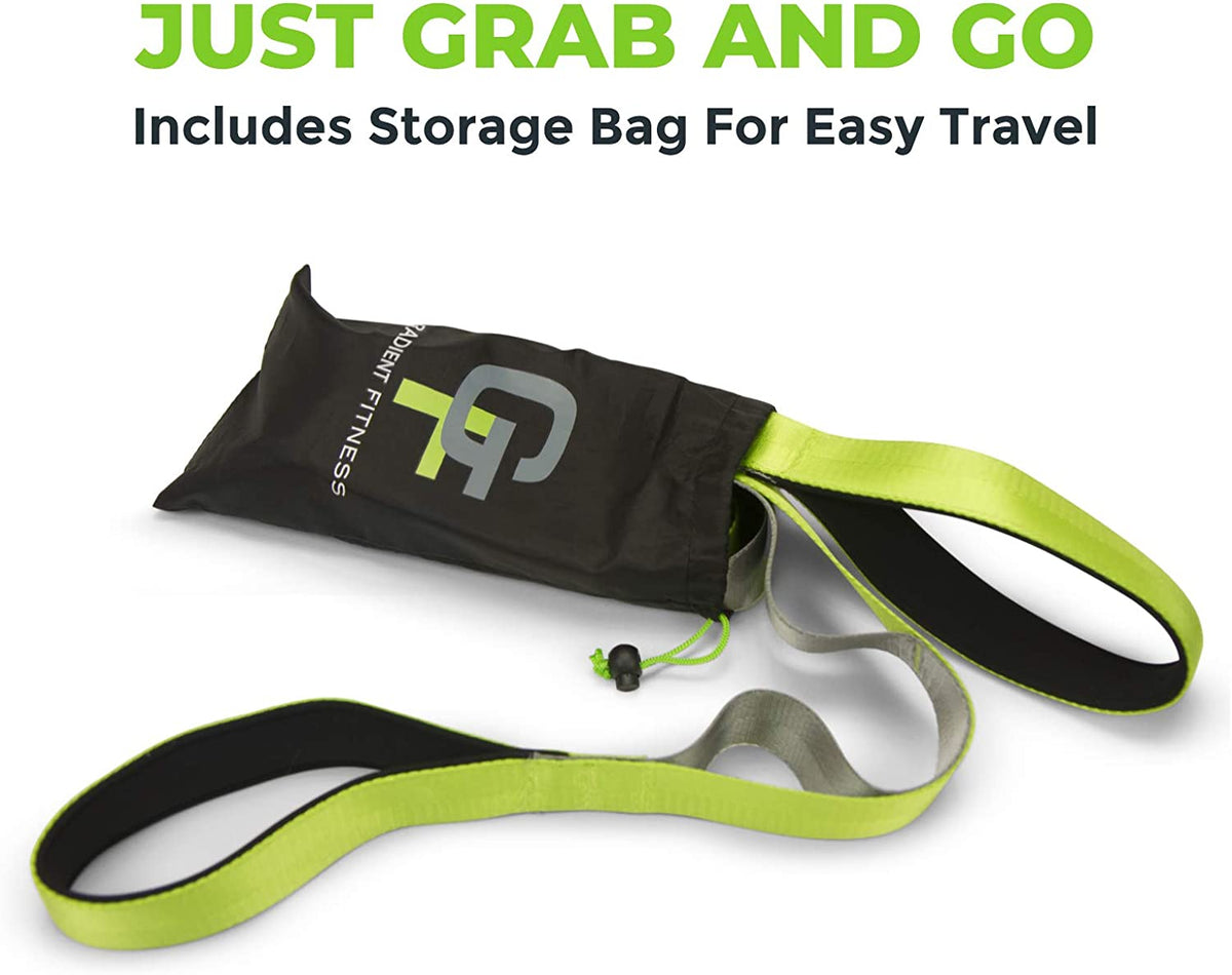Elevate Your Flexibility: 8 Ft Physical Therapy Yoga Stretch Strap with 12 Comfort Loops