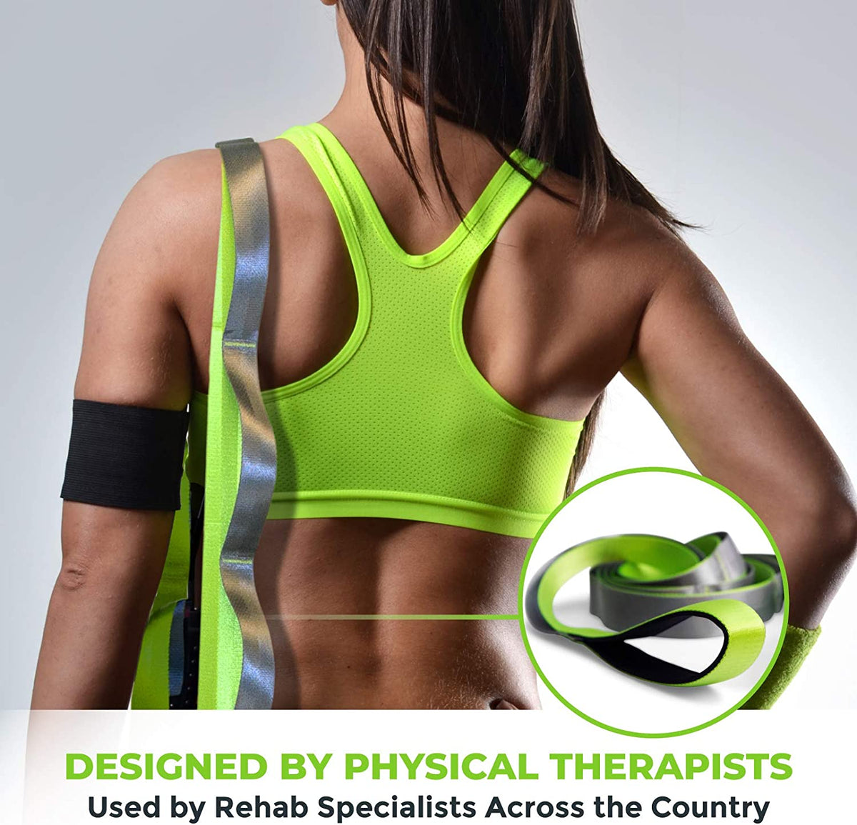 Elevate Your Flexibility: 8 Ft Physical Therapy Yoga Stretch Strap with 12 Comfort Loops