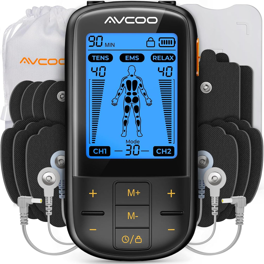 3-in-1 TENS Unit & Muscle Stimulator